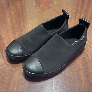 ECCO Soft 7 Wedge Women’s Size US 5-5.5 (36) Black Slip On Comfort Casual Shoes